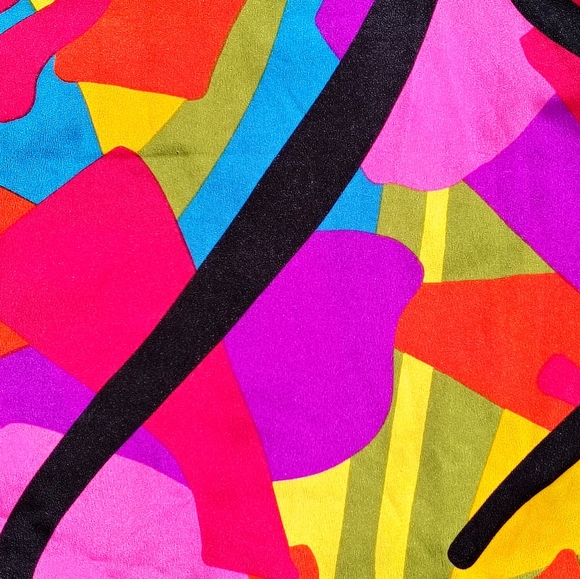 Live 4 Truth Colorful Abstract Button-Up Shirt, Size M, Wmns - Picture 5 of 8